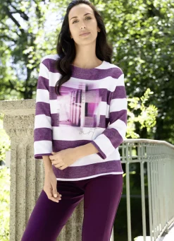 Pullover mit Blockringeldessin