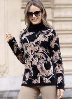 Pullover mit Effektgarn