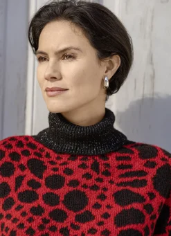 Pullover mit Glitzerakzenten