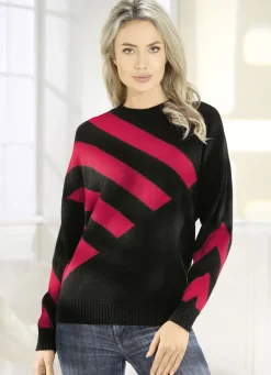 Pullover mit Intarsienmuster