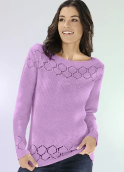 Pullover mit nachhaltig recycelter Baumwolle