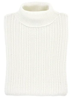 Pullover mit streckender Struktur