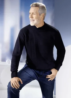 Pullover mit Strukturdessin in 3 Farben