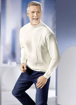 Pullover mit Strukturdessin in 3 Farben