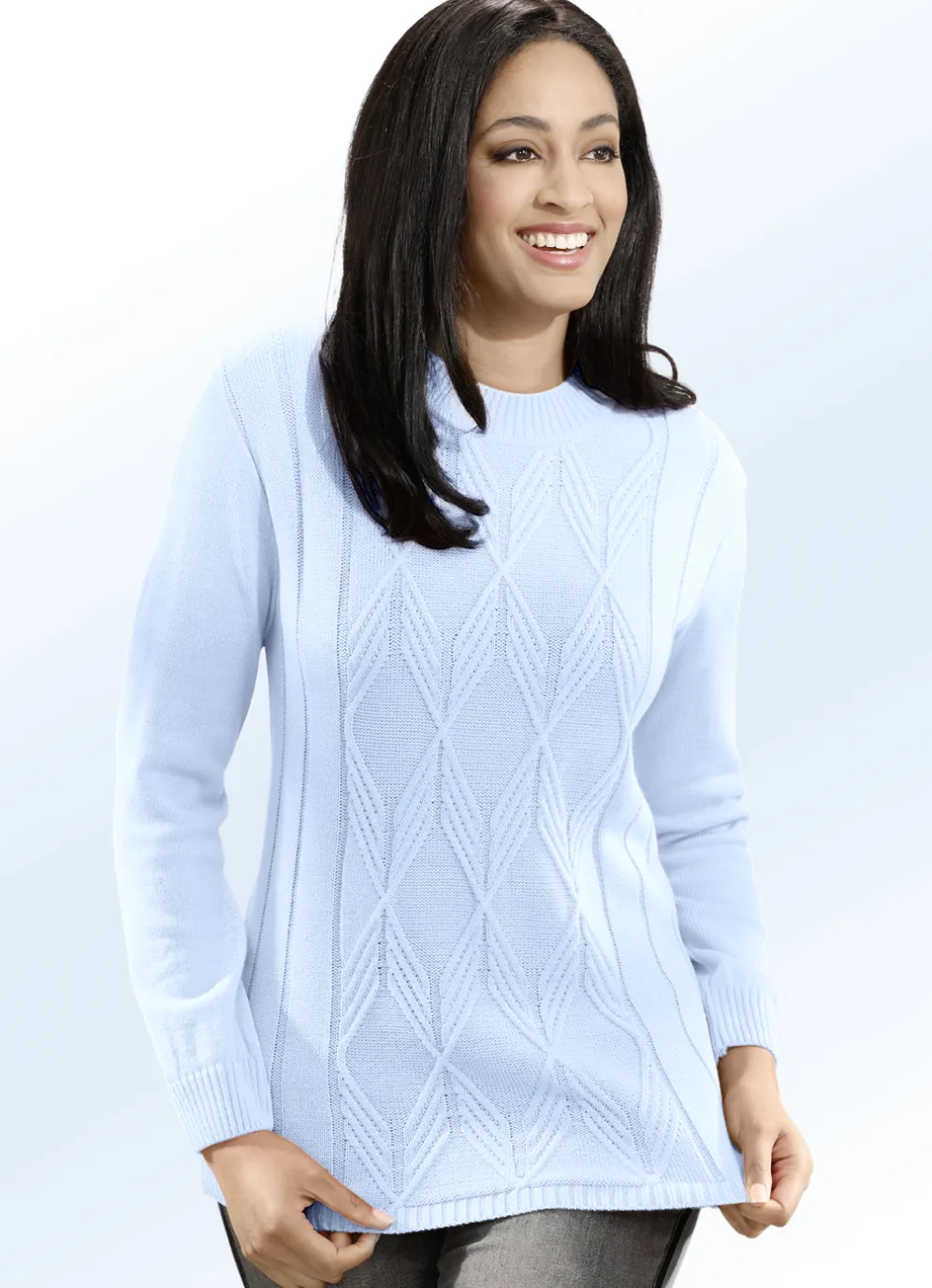 Pullover mit Strukturmix