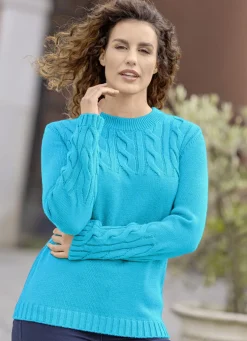 Pullover mit Strukturmuster