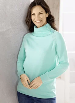 Pullover mit variablem Kragen