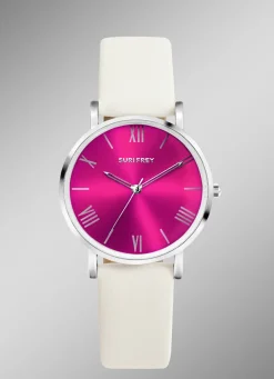 Quartz-Damenuhr mit Metallgehäuse