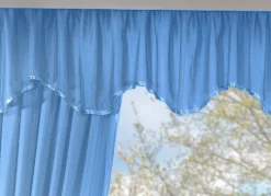 Querbehang mit Universalschienenband