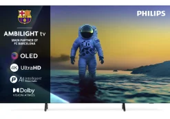 Rahmenloser Philips 4K Ultra HD Fernseher