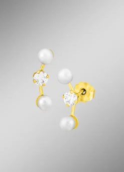 Reizende Ohrstecker mit Süßwasser-Zuchtperlen