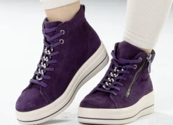 Remonte Bootie mit funkelnder Zierkette an der Schnürung