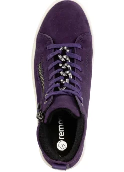 Remonte Bootie mit funkelnder Zierkette an der Schnürung