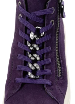 Remonte Bootie mit funkelnder Zierkette an der Schnürung