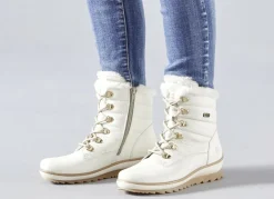 Remonte, gefütterte Damen-Stiefeletten, Winterschuhe, Weite G, mit Lammwolle