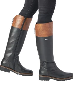 Remonte, gefütterte Damen-Stiefel, Winterschuhe, Weite G, mit Reißverschluss