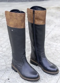 Remonte, gefütterte Damen-Stiefel, Winterschuhe, Weite G, mit Reißverschluss