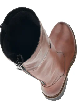 Remonte, gefütterte Damen-Stiefel, Winterschuhe, Weite G, mit Reißverschluss