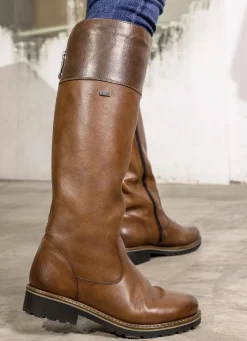 Remonte, gefütterte Damen-Stiefel, Winterschuhe, Weite G, mit Reißverschluss
