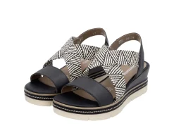 Remonte Sandalette mit Flechtdurchzügen