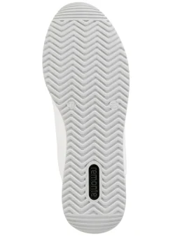 Remonte Schnür-Sneaker mit silberfarben schimmerndem Kontrast-Besatz