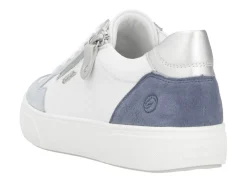 Remonte Sneaker aus Nappa- und Veloursleder mit Metallic-Besatz