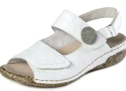 Rieker, bequeme Damen-Sandalen, Weite H, mit herausnehmbarem Fußbett