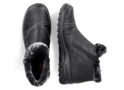 Rieker, gefütterte Damen-Boots, Winterschuhe, mit Reißverschluss