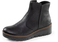 Rieker, gefütterte Damen-Stiefeletten, Winterschuhe, mit Reißverschluss
