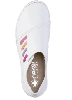 Rieker, klassische Damen-Slipper, mit Gummizug