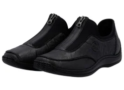 Rieker, klassische Damen-Slipper, mit Reißverschluss