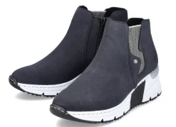Rieker, modische Damen-Boots, Weite G, mit Reißverschluss