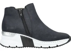 Rieker, modische Damen-Boots, Weite G, mit Reißverschluss