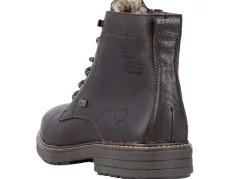 Rieker Schnür-Boot mit Warmfutter aus Lammfell und Plüschmaterial