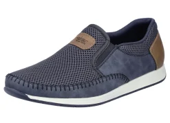 Rieker, sommerliche Herren-Slipper, mit Gummizug