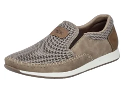 Rieker, sommerliche Herren-Slipper, mit Gummizug