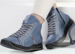 Rieker, sportive Damen-Boots, Winterschuhe, mit Reißverschluss