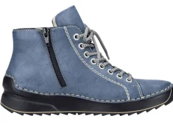 Rieker, sportive Damen-Boots, Winterschuhe, mit Reißverschluss