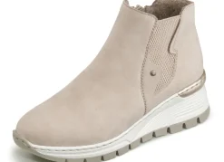 Rieker Stiefelette aus weichem Nubukmaterial