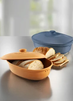 Römertopf Brottopf aus Naturton