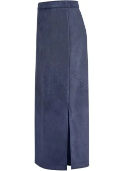 Rock in gerader Schnittführung