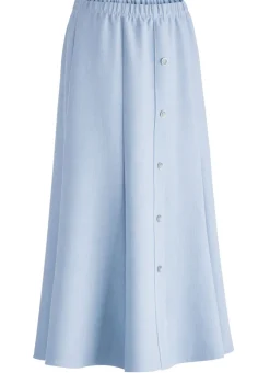 Rock mit Zierknopfblende