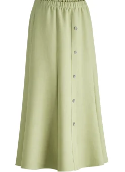 Rock mit Zierknopfblende