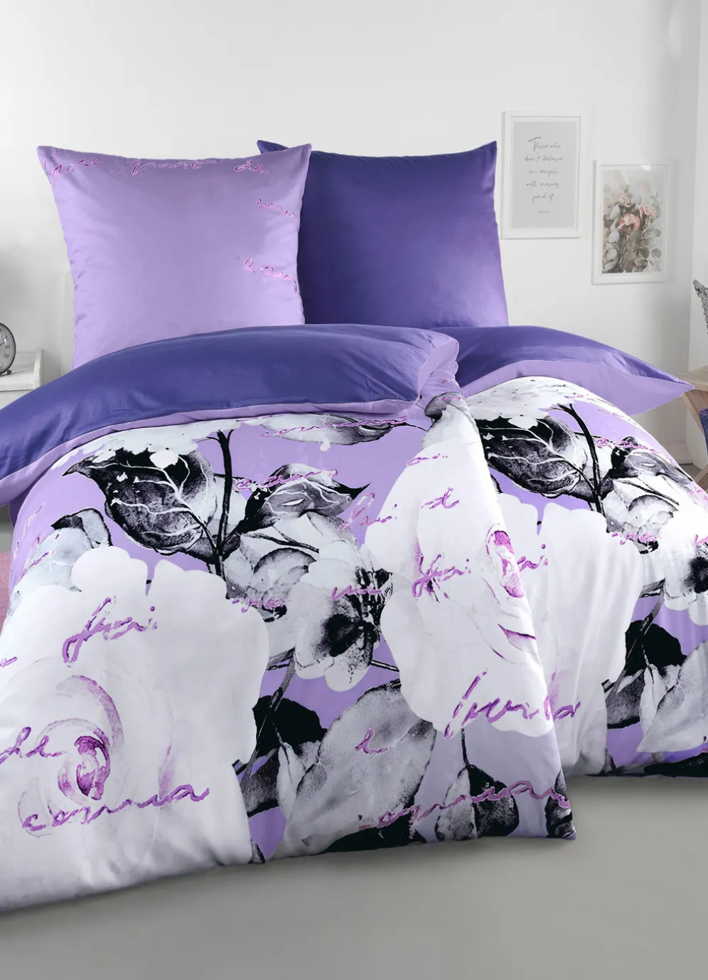 Romantische Bettwäsche-Garnitur von Grund