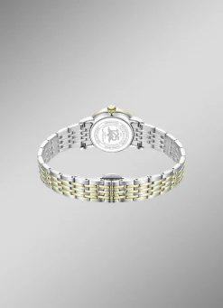 Rotary Quartz-Damenuhr mit Edelstahlgehäuse