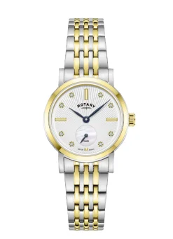 Rotary Quartz-Damenuhr mit Edelstahlgehäuse