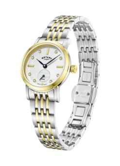 Rotary Quartz-Damenuhr mit Edelstahlgehäuse