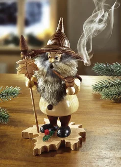 Räuchermännchen mit flauschigem Rauschebart