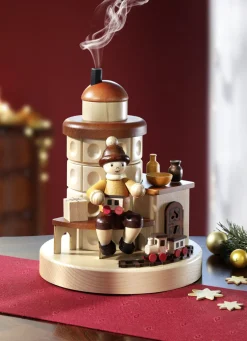 Räucherofen aus massiven einheimischen Hölzern