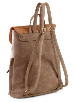 Rucksack mit Überschlag und Drehschloss